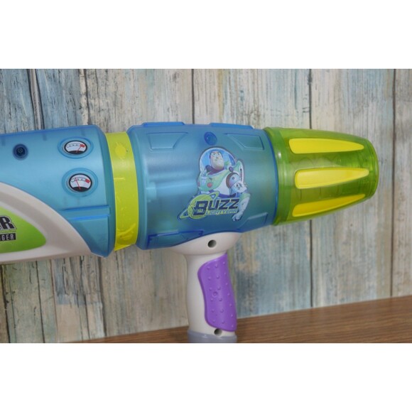Disney Store Buzz Lightyear Blaster Toy Story Gun Lights & Sounds Works 2011 - Picture 8 of 14